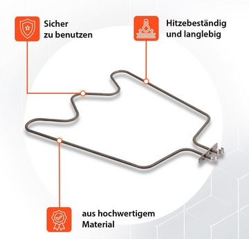 VIOKS Heizstab Heizelement Ersatz für Whirlpool 481225998421, Unterhitze 1150W 230V für Herd Backofen