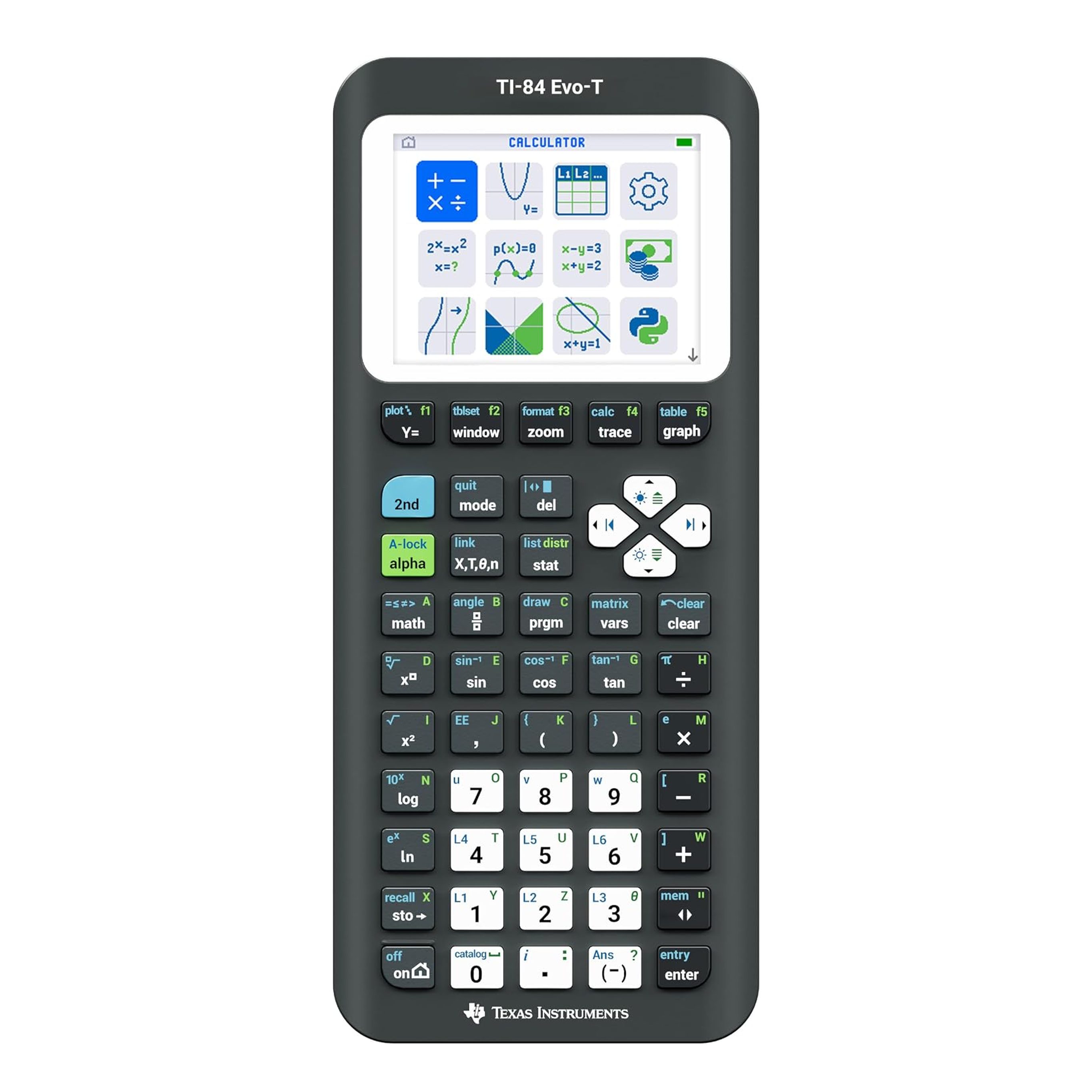 Texas Instruments Taschenrechner TI-84 Evo-T Graphite