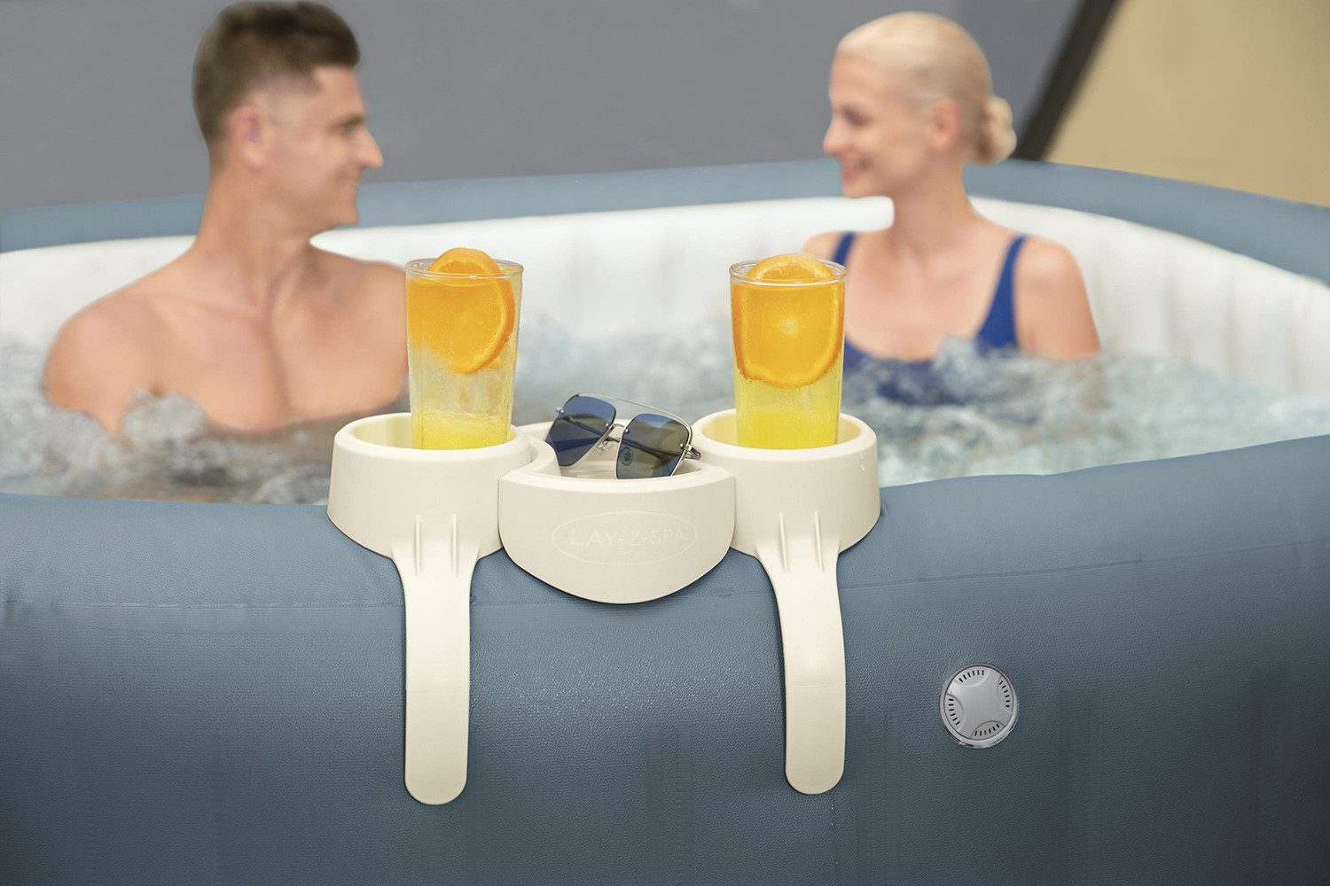 Flaschenhalter LAY-Z-SPA® Xtras Getränkehalter-Set 35 x 23,2 x 20,5 cm, (Packung, Für LAY-Z-SPA® Whirlpools)