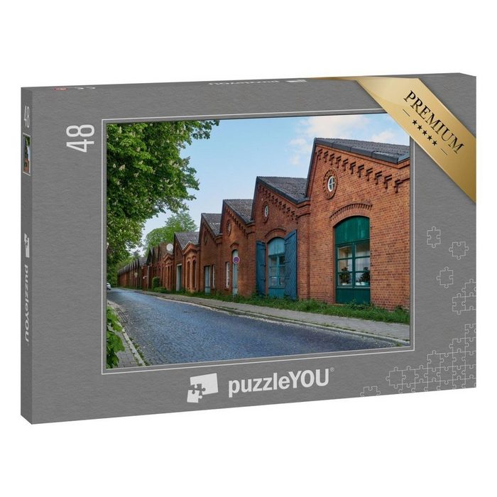 puzzleYOU Puzzle Ehemalige Spinnerei in Delmenhorst 48 Puzzleteile puzzleYOU-Kollektionen