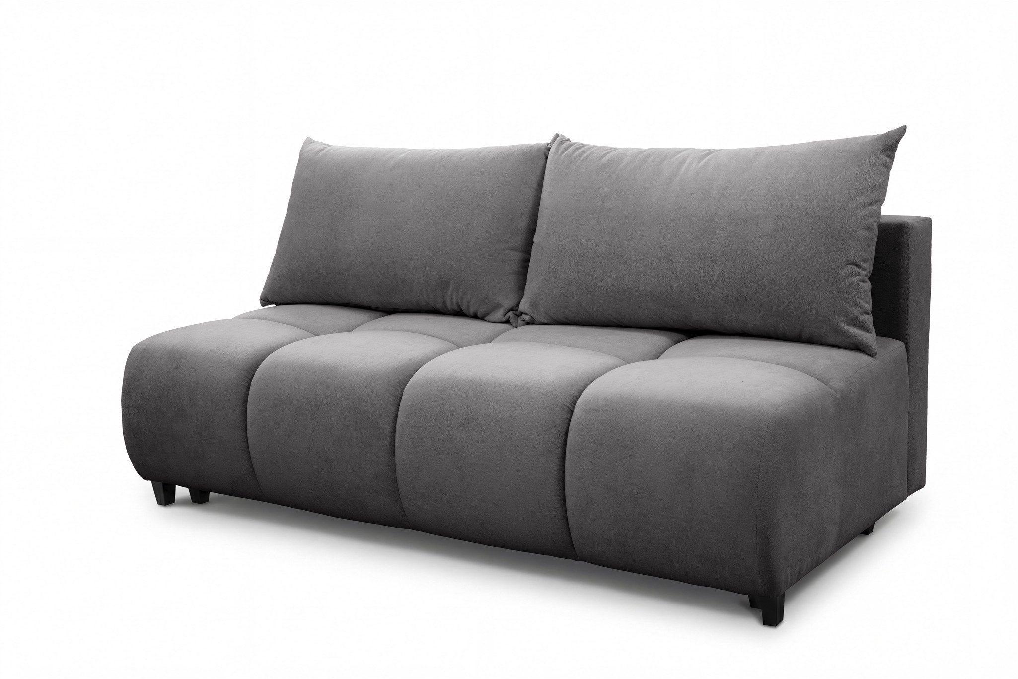 Fun Möbel 3-Sitzer Sofa Schlafsofa XENIO in Stoff Soft, mit Bettkasten, ausziehbare Liegefläche