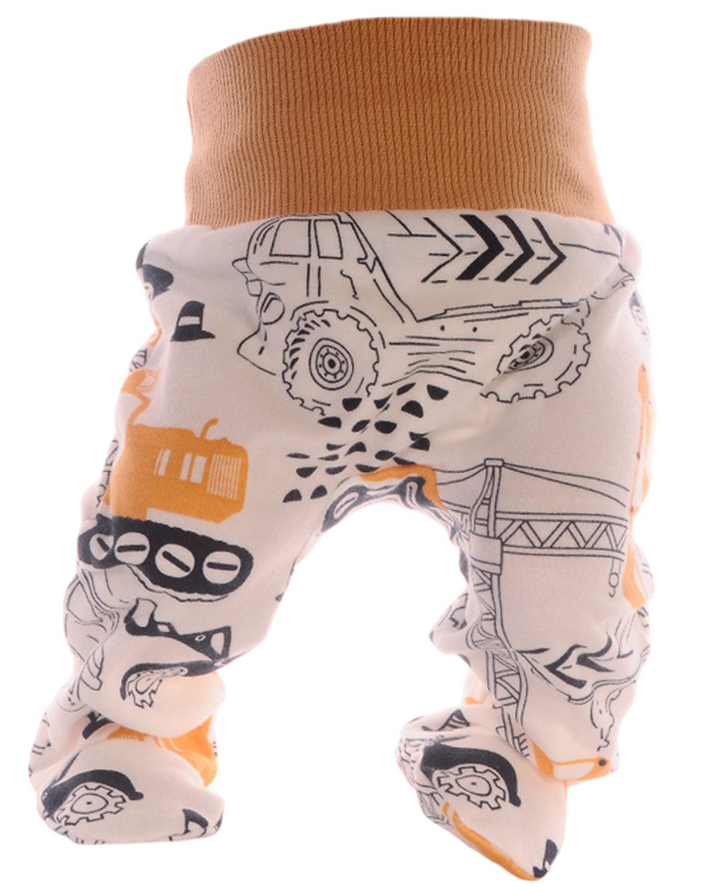 Schlupfhose Baby Hose mit Füßchen
