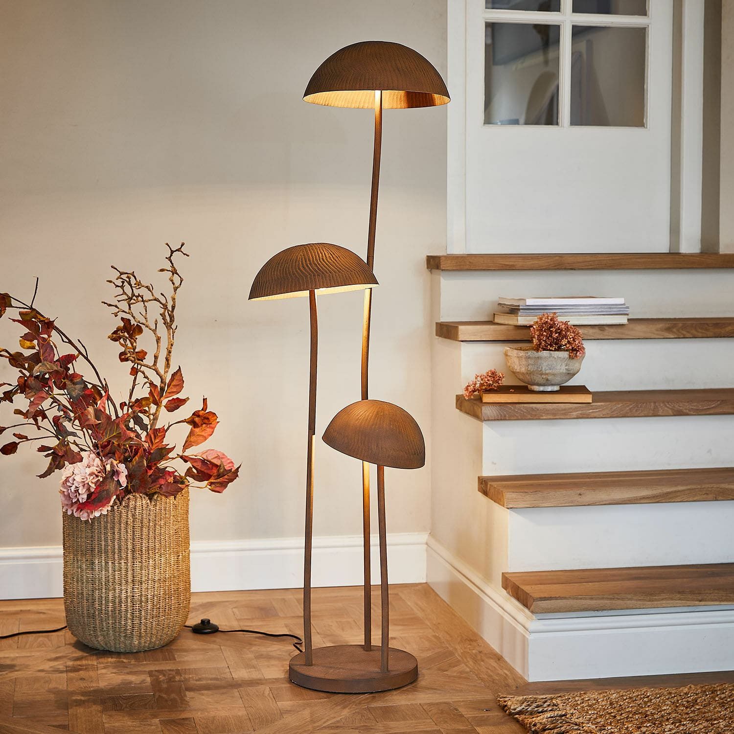 Mirabeau Stehlampe Stehlampe Harvelle braun