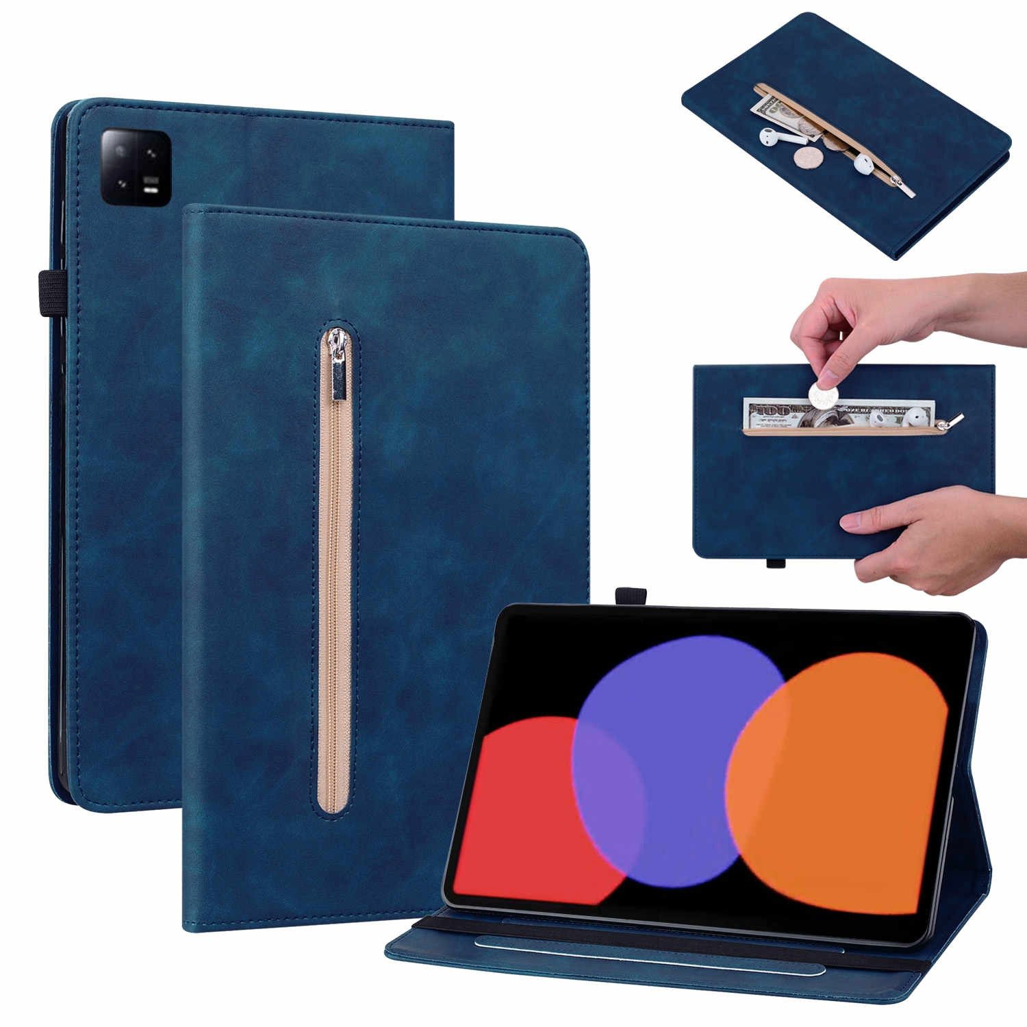 Wigento Tablet-Hülle Für Xiaomi Pad 6 / 6 Pro Kunstleder Hülle Reißverschluss Tablet Tasche