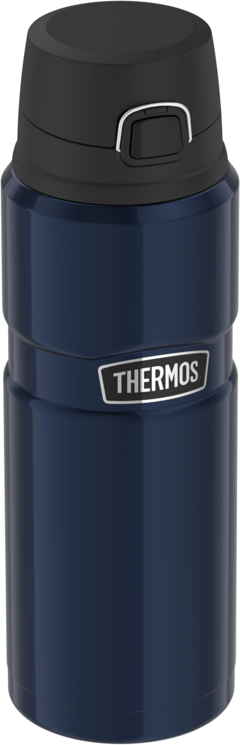 King, THERMOS blau 0,7 Stainless Liter Thermoflasche Edelstahl,
