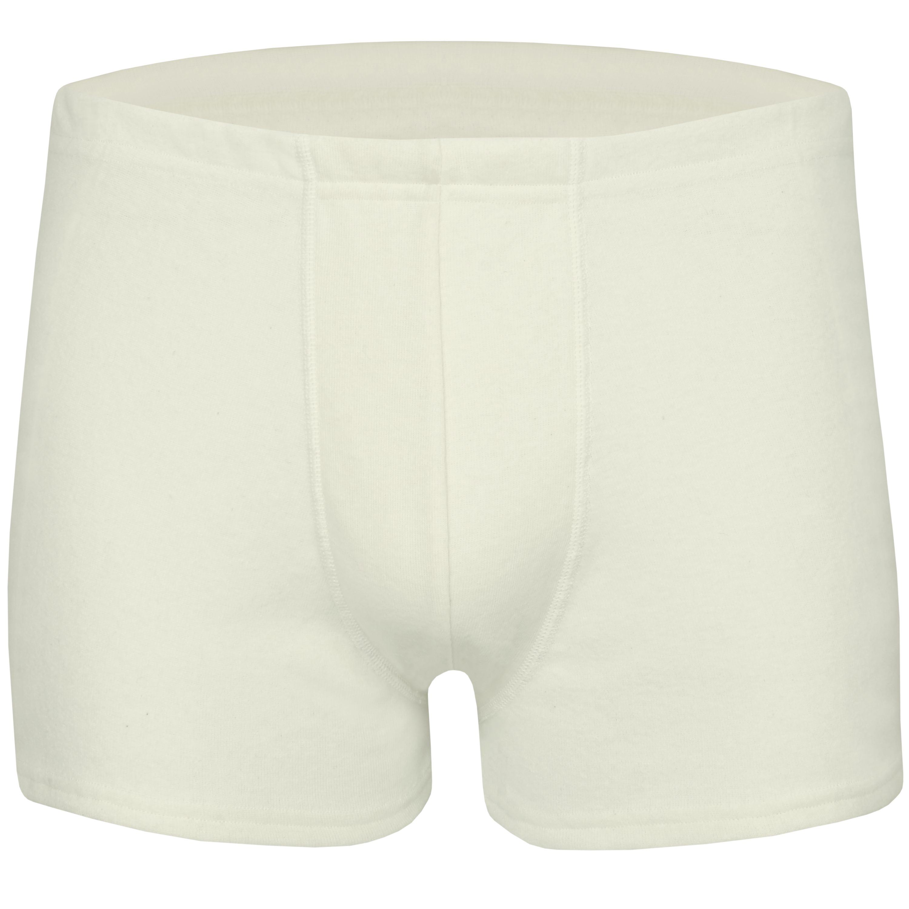 wobera NATUR Lange Unterhose für Herren / Herrenunterhose ohne Eingriff mit  Schurwolle und Seide
