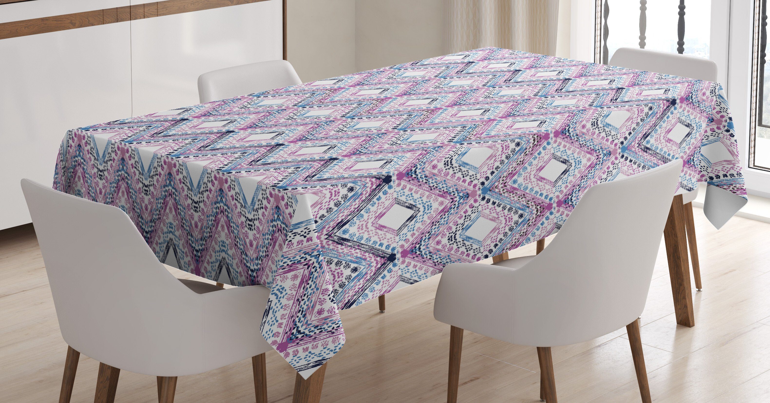 Farben, Stammes- Paisley Außen Muster Waschbar Bereich Farbfest Abakuhaus den Tischdecke geeignet Für Klare Abstrakte