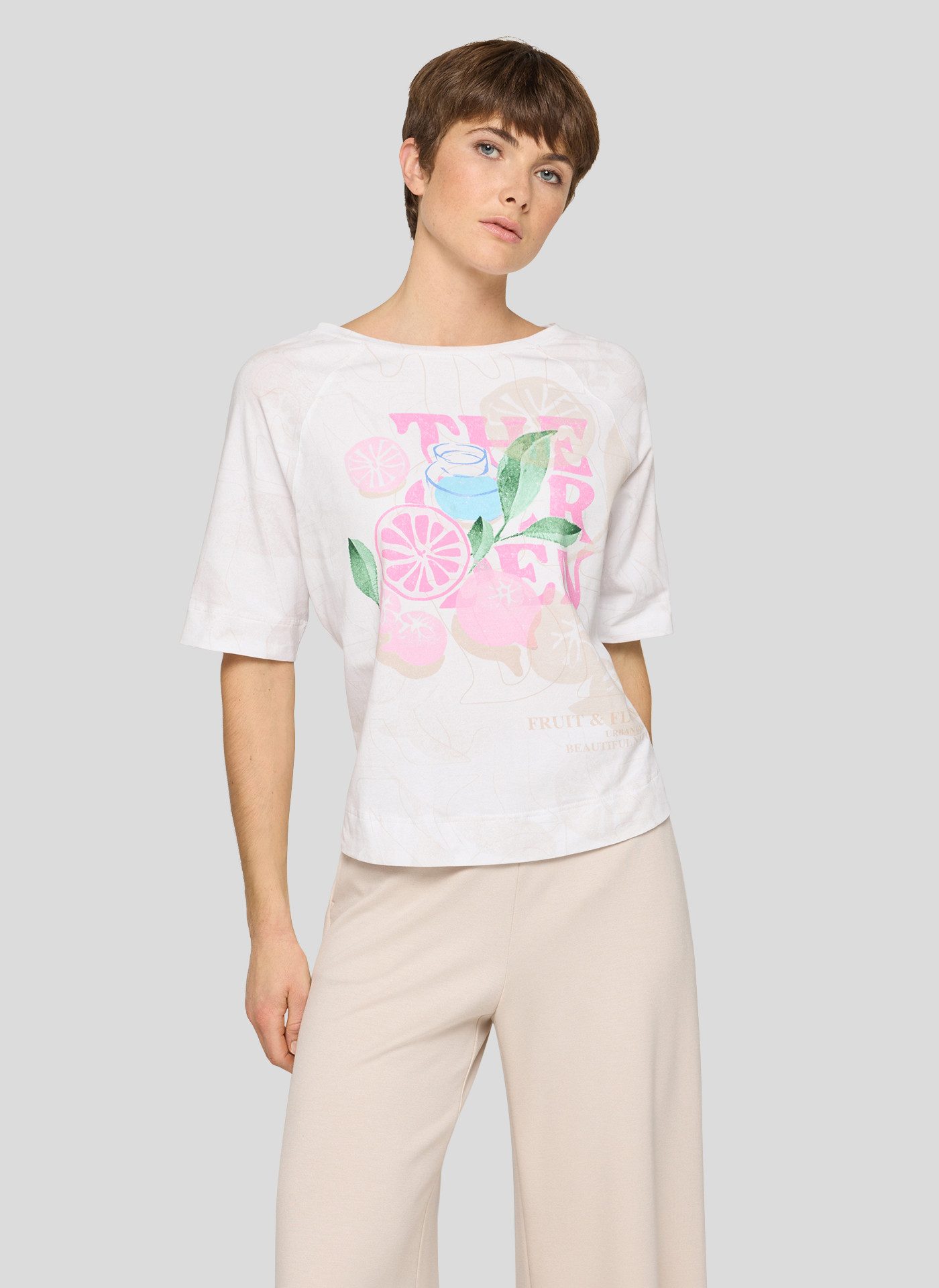 Rabe T-Shirt mit Print