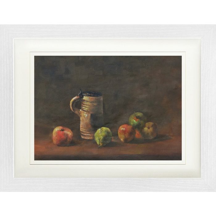 1art1 Bild mit Rahmen Vincent Van Gogh - Stillleben Mit Bierkrug Und Früchten 1881