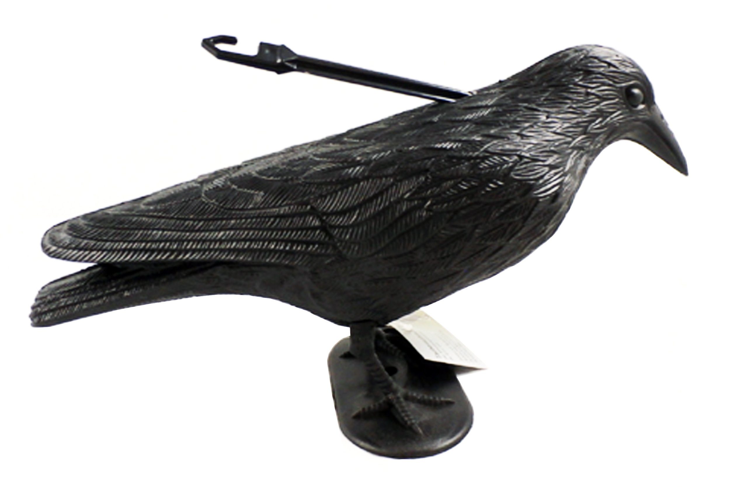 Stolz GmbH Vogel-Schreck VOGELABWEHR KRÄHE Rabe 40cm Schwarz Taubenschreck Vogelschreck 23, Vogelscheuche