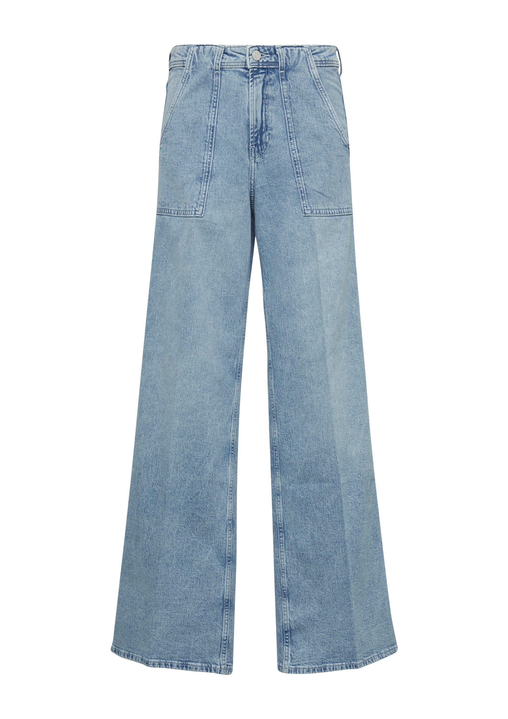 s.Oliver Weite Jeans Jeans-Hose SURI Jeans Suri / Regular Fit / High Rise / günstig online kaufen