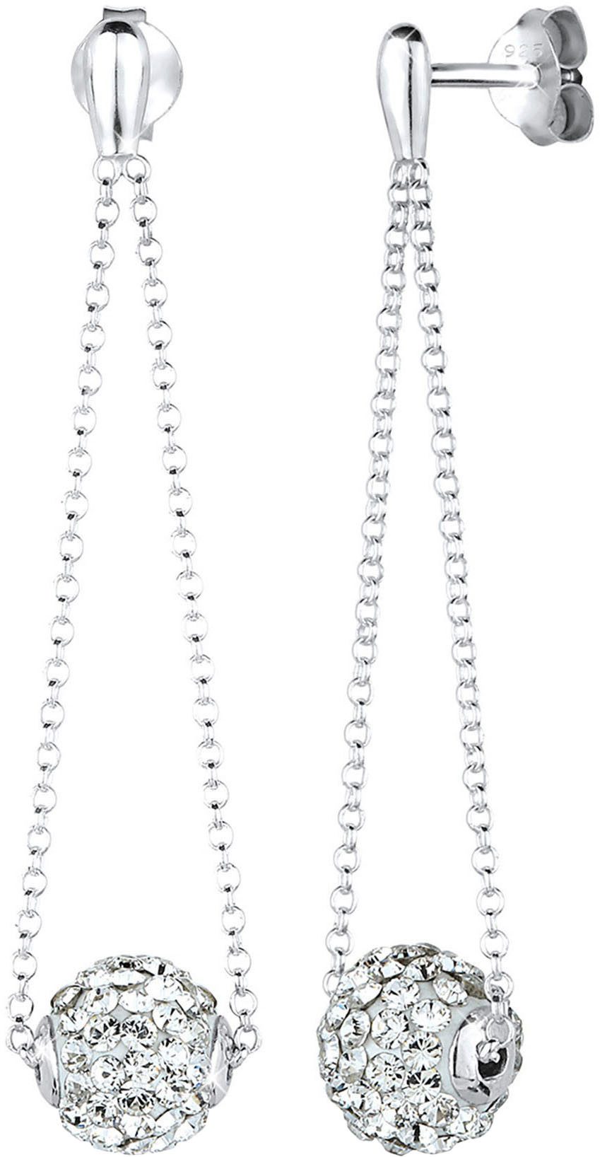 Elli Paar Ohrhänger Schmuck Geschenk Silber 925 Ohrringe, mit Glasstein günstig online kaufen