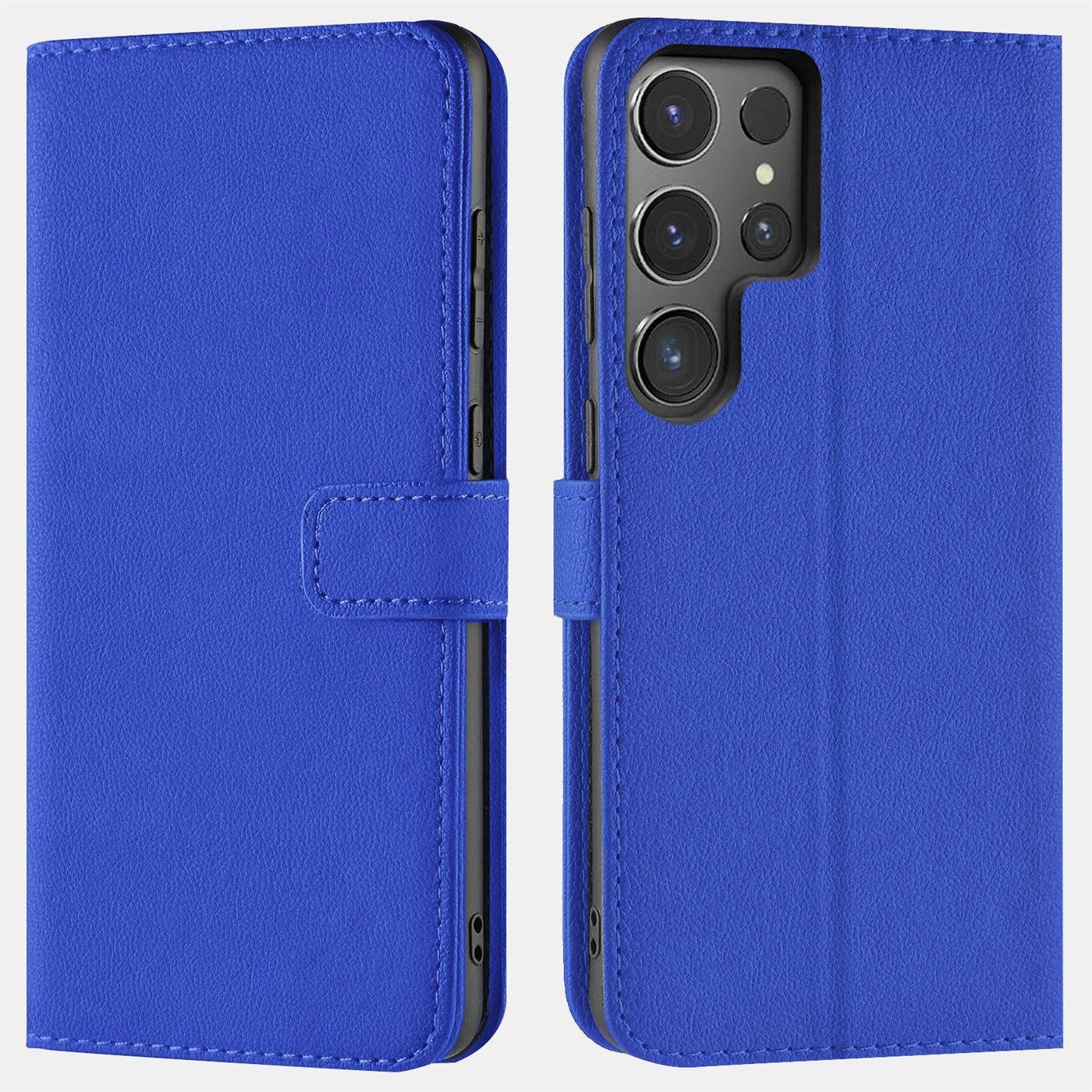 CoolGadget Handyhülle Wallet Klapp Tasche Book Case für Samsung Galaxy S24 Ultra 6,8 Zoll, Hülle Klapphülle Flip Cover Etui Schutzhülle