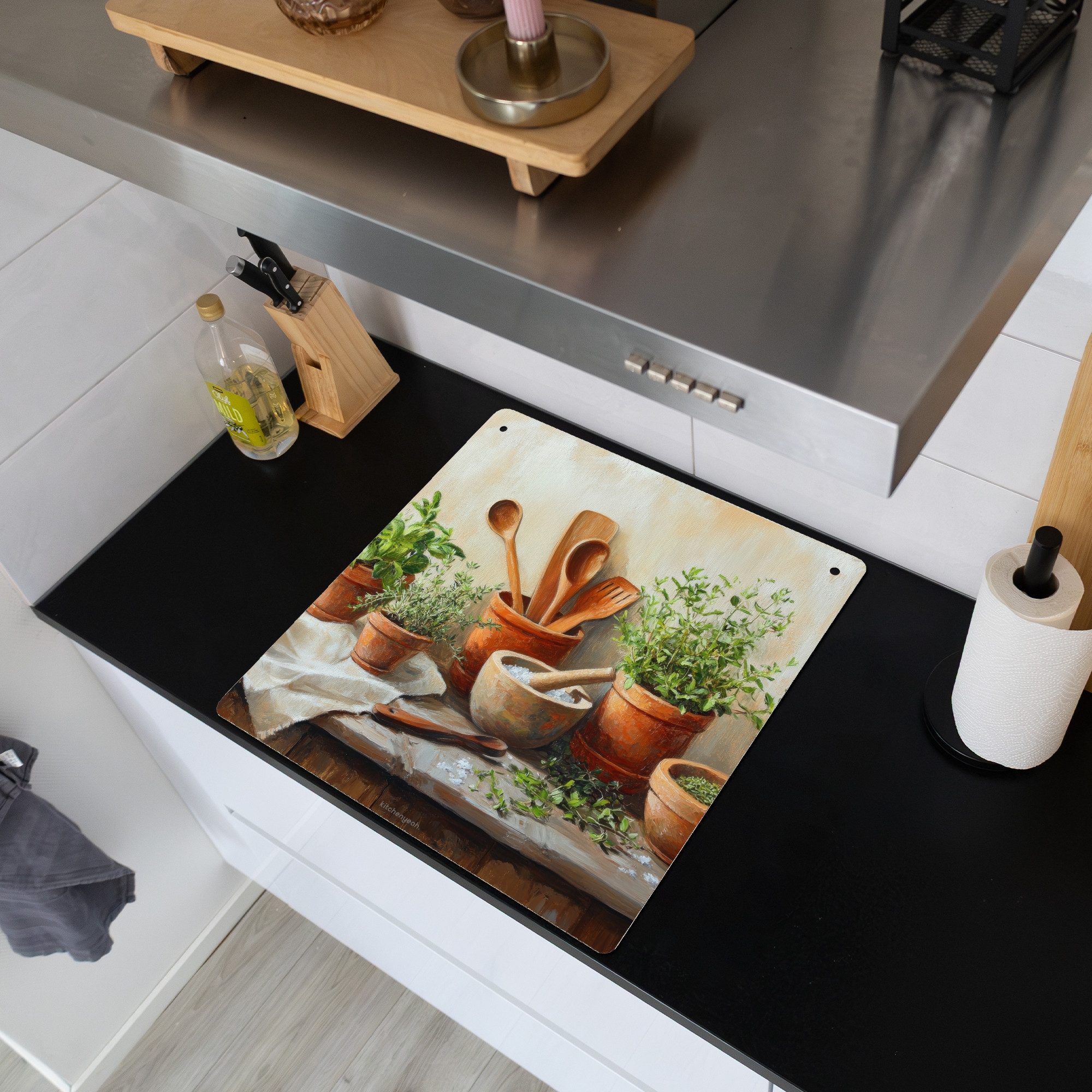 KitchenYeah Küchenrückwand Töpfe - Kräuter - günstig online kaufen