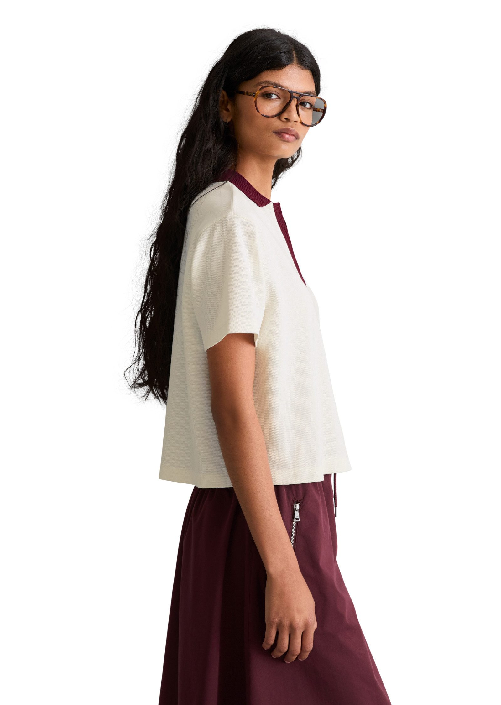 Marc O'Polo DENIM Poloshirt aus reiner Bio-Baumwolle – Bild 2 von 5