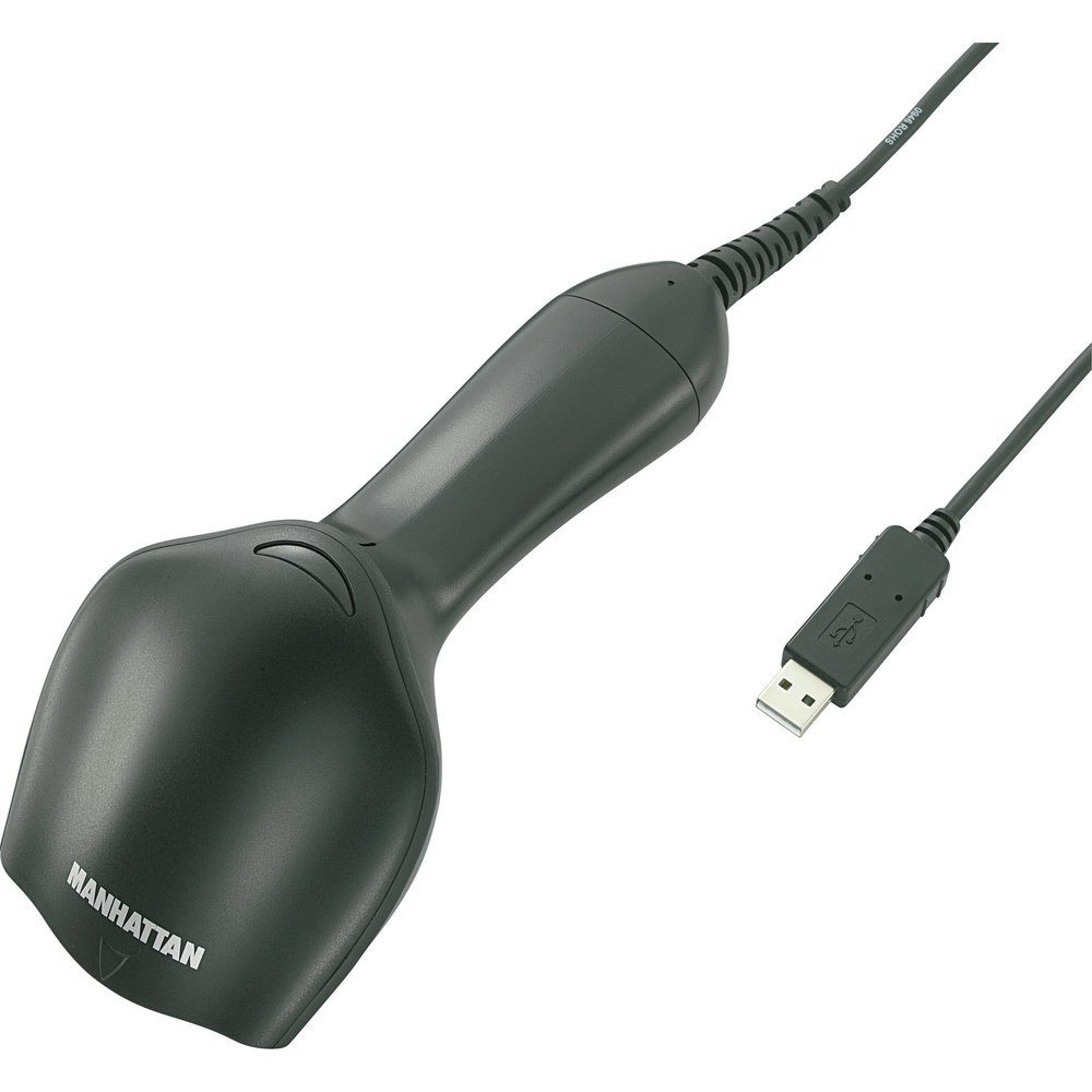 MANHATTAN Manhattan 460835 USB-Kit Barcode-Scanner Kabelgebunden 1D CCD Schwarz Сканеры