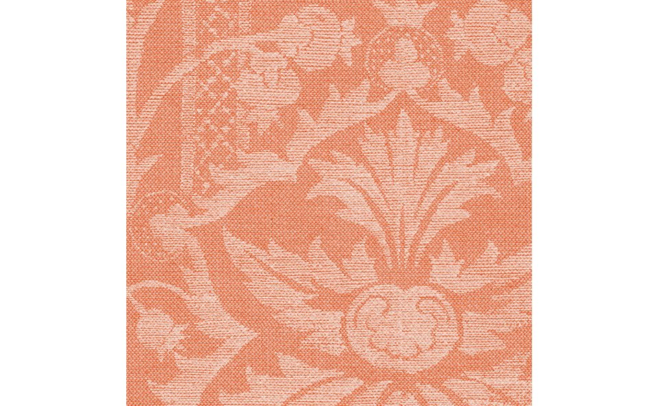 Braun+Company Atelier Papierserviette Braun & Company Servietten Jacquard coral 33 x 33