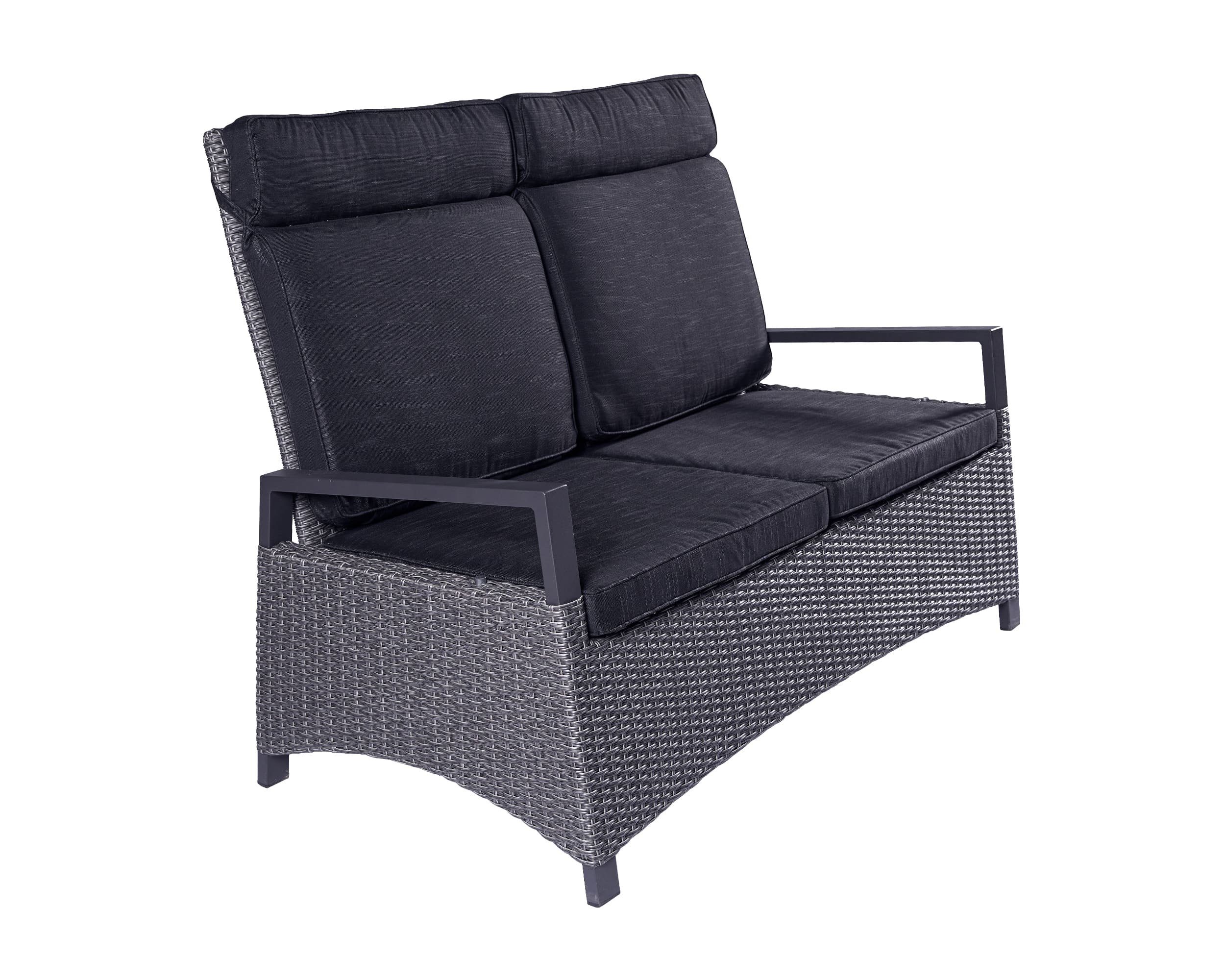 LC Garden Loungesofa LC Garden »Keramo« Living 2er Sofa Zweisitzer grau-mix