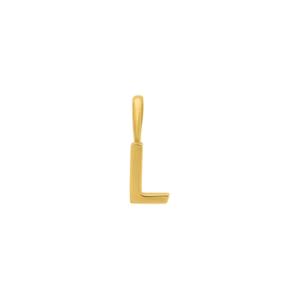 XENOX Buchstabenanhänger XG14K0214G/L, Gelbgold, Buchstabe, Anhänger