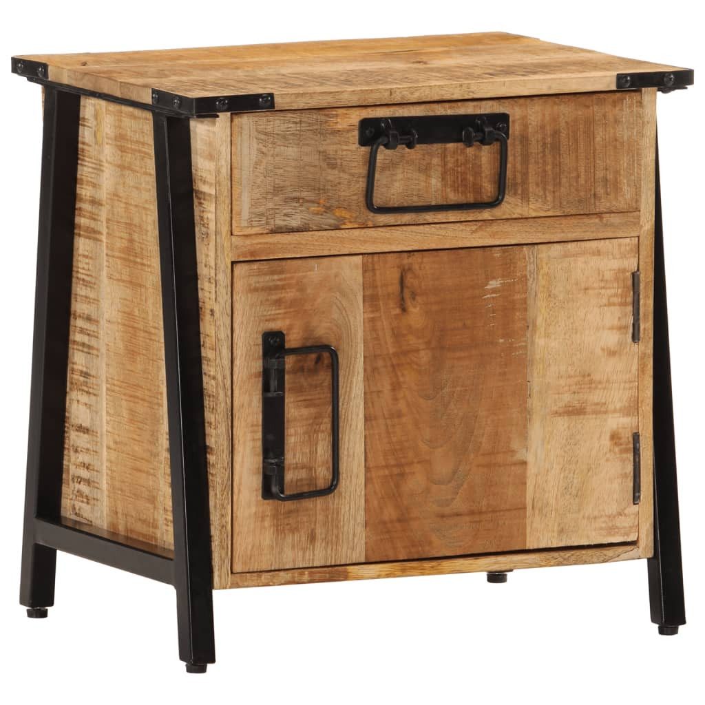 vidaXL Nachttisch Beistelltisch Nachtschrank Nachttisch 40x30x42 cm Massivholz Mango