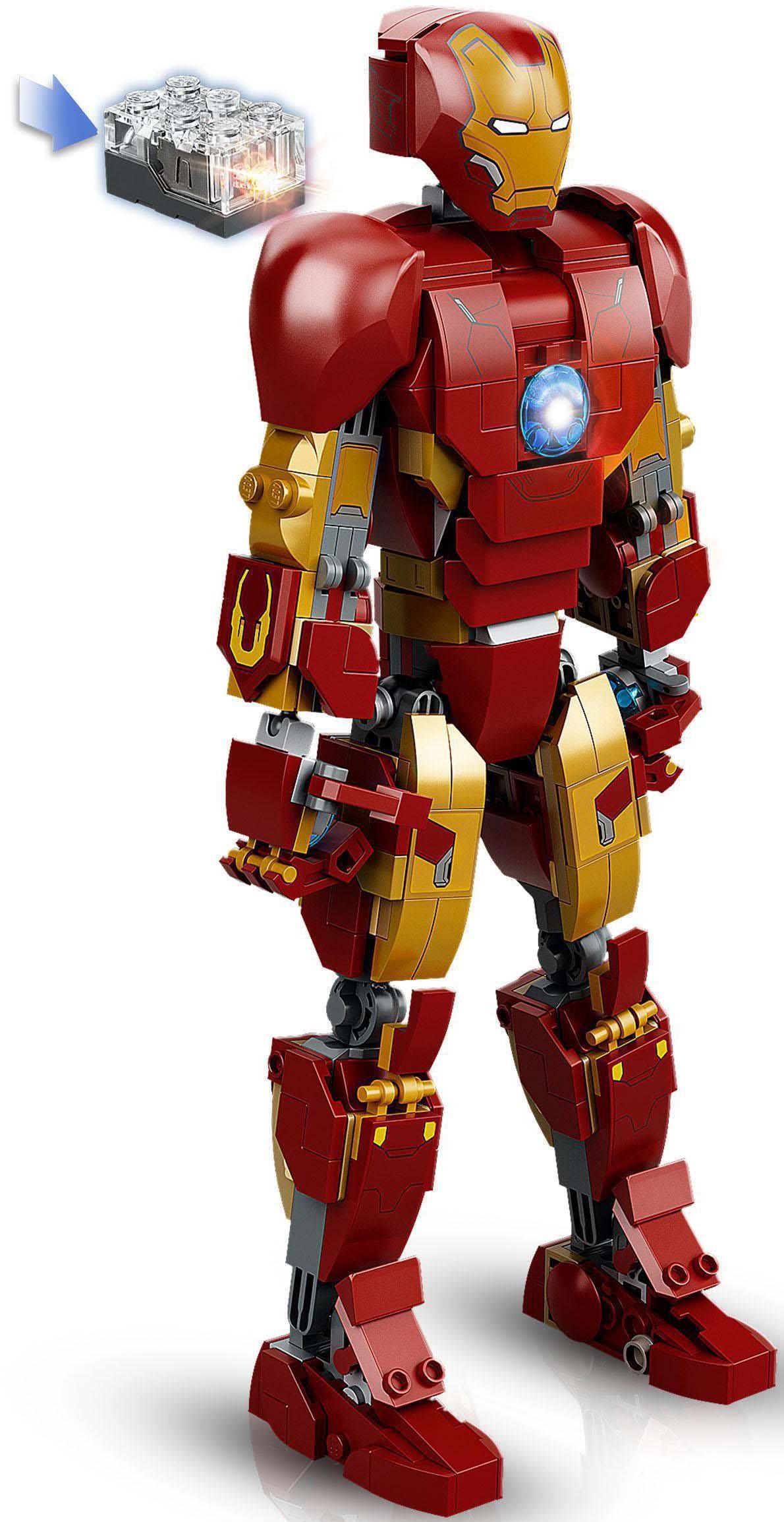 LEGO® Konstruktionsspielsteine Iron Man Figur LEGO® (76206), St) Marvel, (381