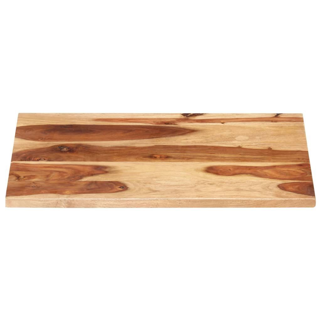 furnicato Tischplatte 25-27 mm 60×70 Massivholz (1 Palisander St) cm