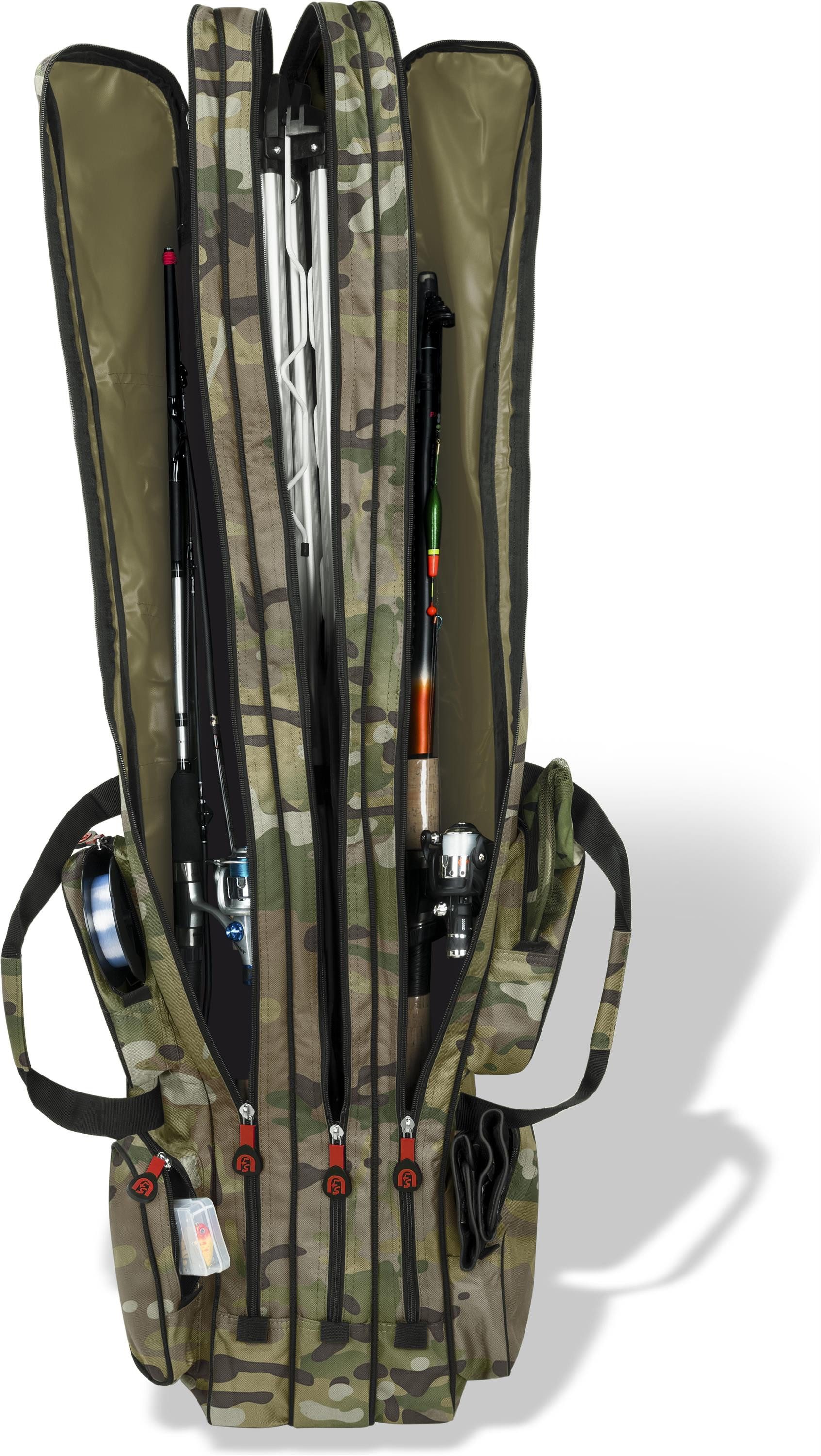 normani Angelrutentasche, Rutenfutteral Angelrutenrucksack Angelrutentasche günstig online kaufen