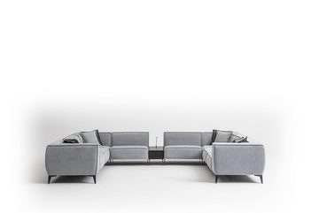 JVmoebel Ecksofa Luxus Ecksofa U Form Möbel Wohnzimmer Modern Big Sofa, Made in Europe