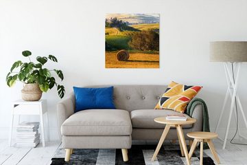 Pixxprint Leinwandbild Italienische Toskana Landschaft, Italienische Toskana Landschaft (1 St), Leinwandbild fertig bespannt, inkl. Zackenaufhänger