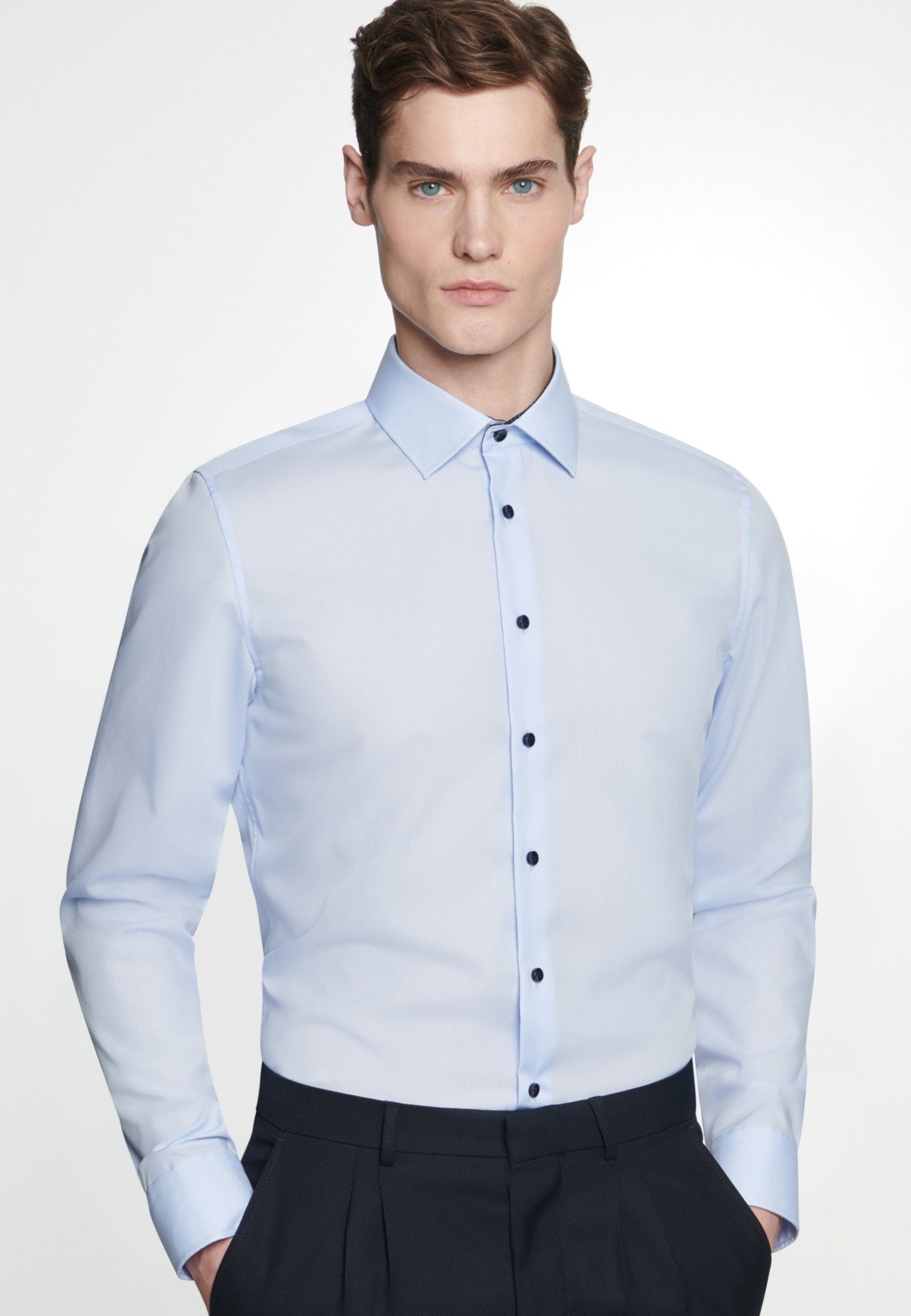 Businesshemd Schwarze Rose