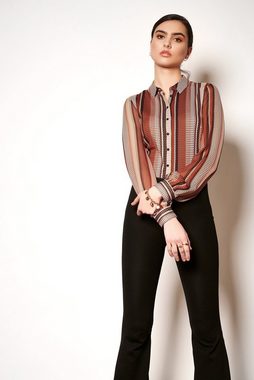 Desoto Shirtbluse DESOTO Damen Bluse Pia mit Alloverprint und transparenten Ärmeln - 57185-2