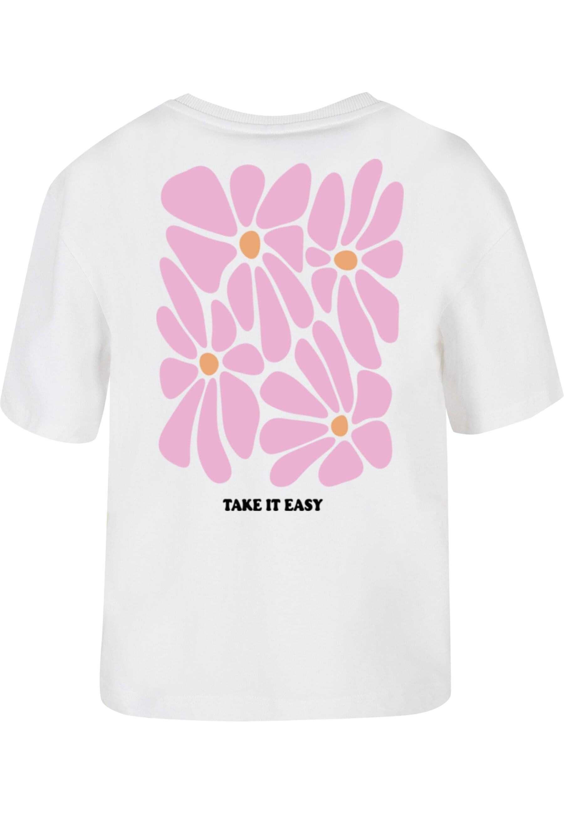 Miss Tee T-Shirt Miss Tee Take It Easy Flowers Tee (1-tlg) günstig online kaufen
