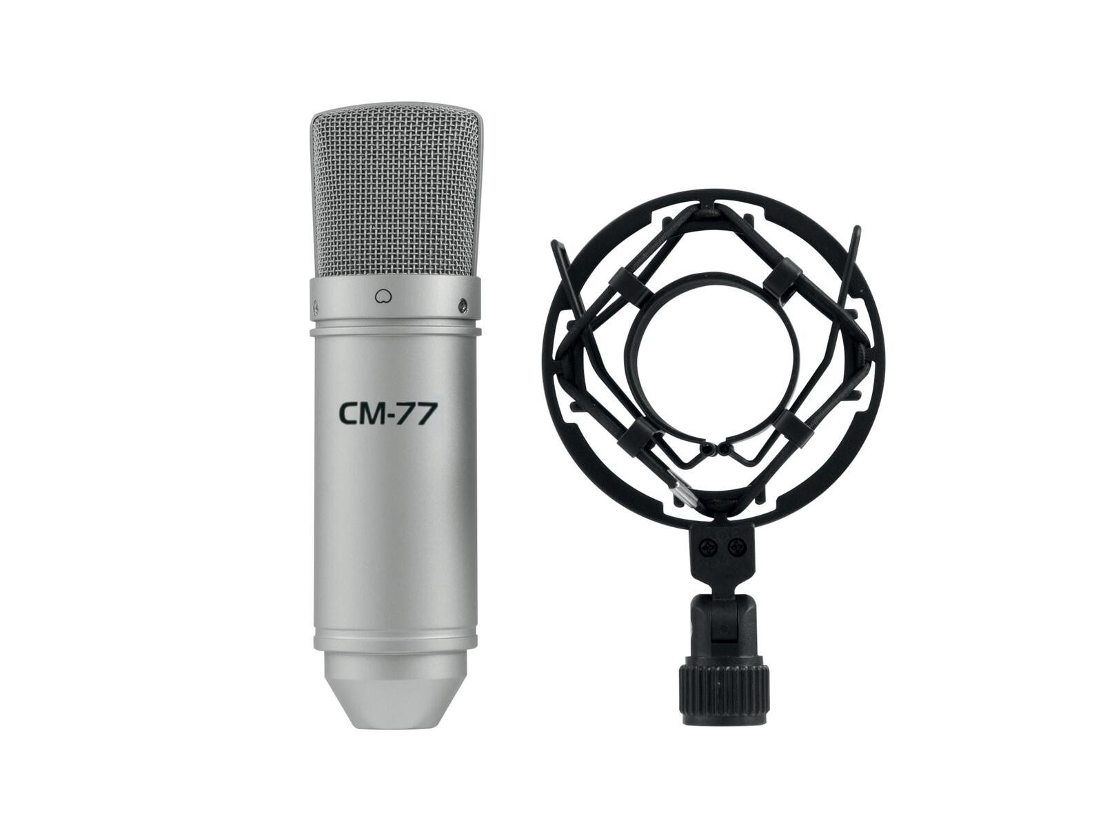 Mikrofon OMNITRONIC MIC CM-77 Kondensatormikrofon