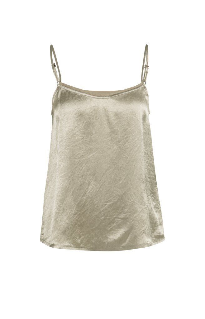 YAYA Spaghettitop Ärmelloses Oberteil aus Satin