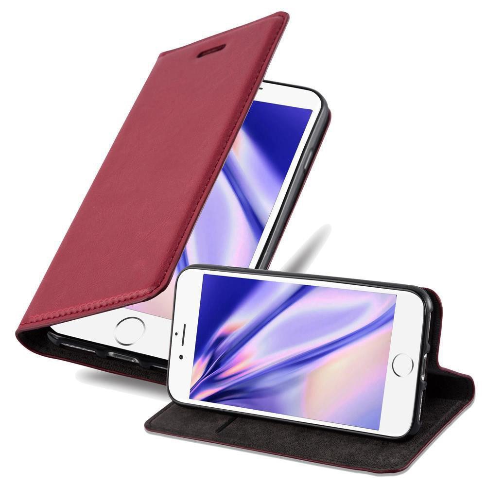 Cadorabo Handyhülle für iPhone 6 / 6S Hülle Apple iPhone 6 / 6S, Hülle Schutzhülle mit Standfunktion, Magnetverschluss und Kartenfach