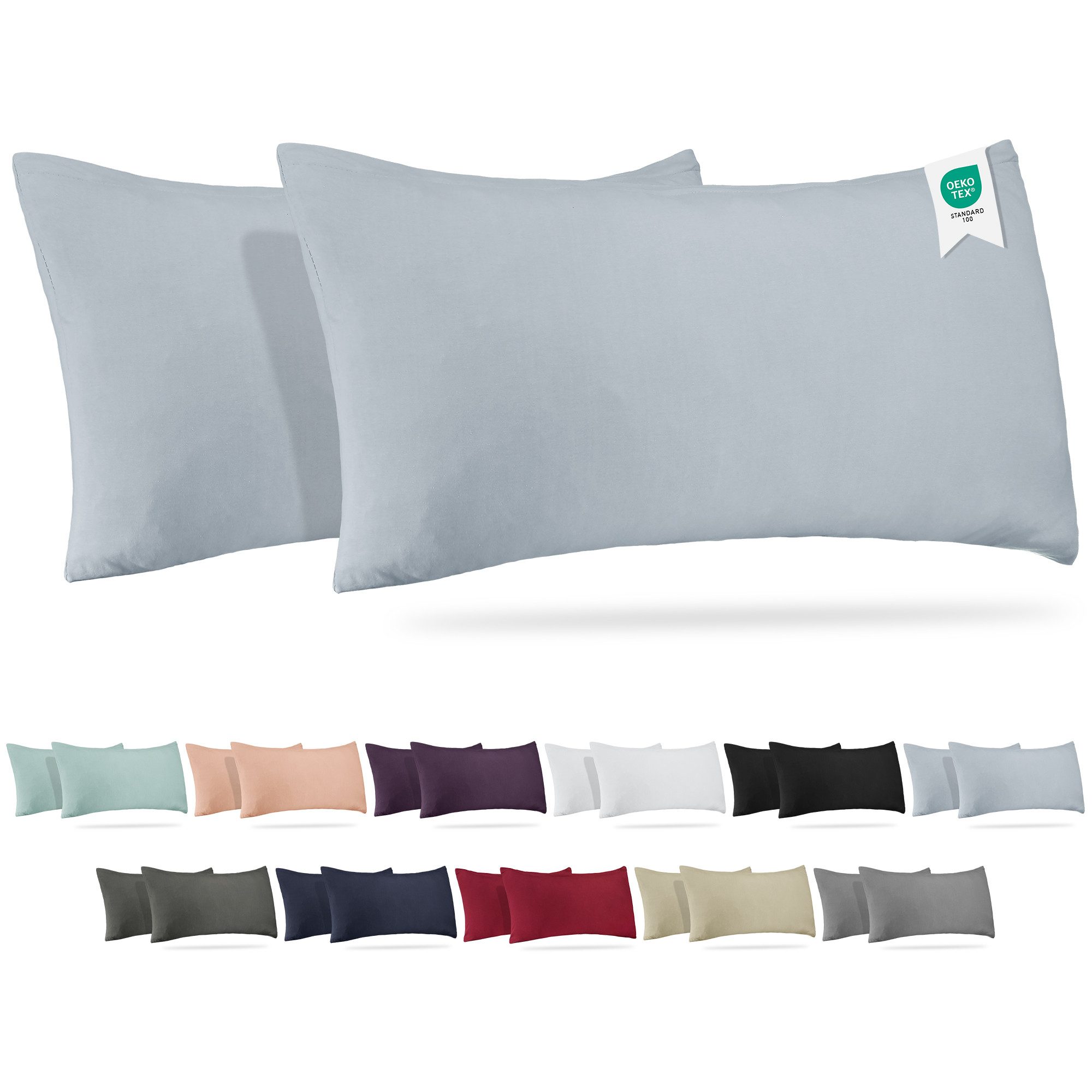 BARBONS Kissenbezug 100% Baumwolle Kissenbezug, weiche Kopfkissenbezug, Kis günstig online kaufen