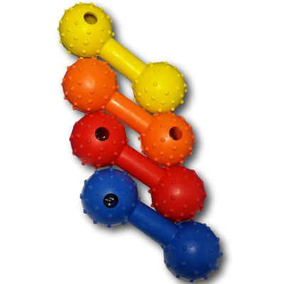 WEPO Zahnpflege-Spielzeug Kauknochen - Kauspielzeug - Steigert Spiel-Interesse, (Set 4-tlg), 12cm lang