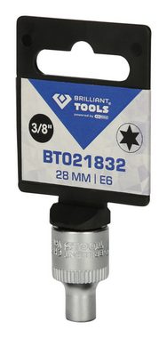 Brilliant Tools Stecknuss, 3/8" Torx-E, E6