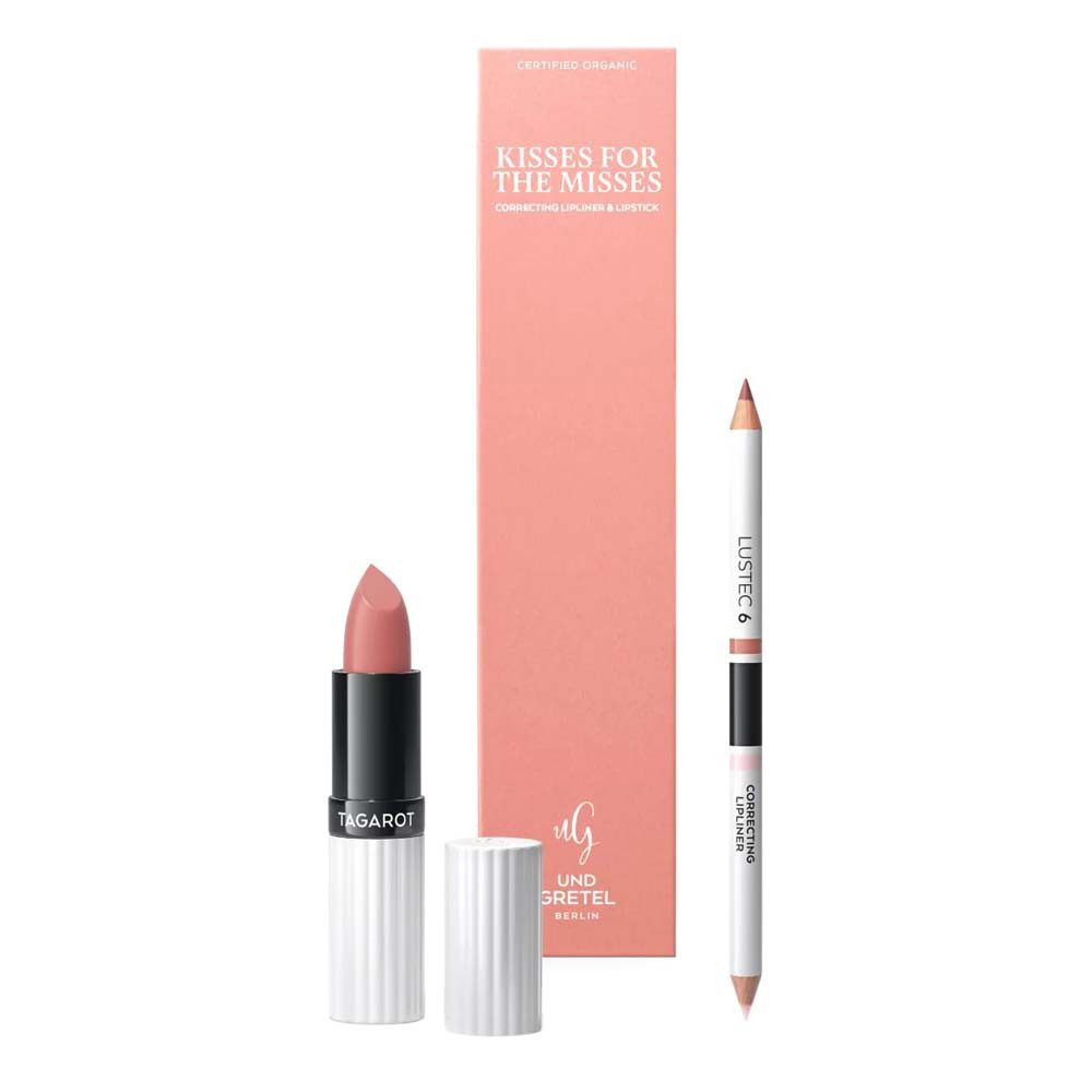 Und Gretel Lippenstift KISSES FOR THE MISSES - Set Powder Rose