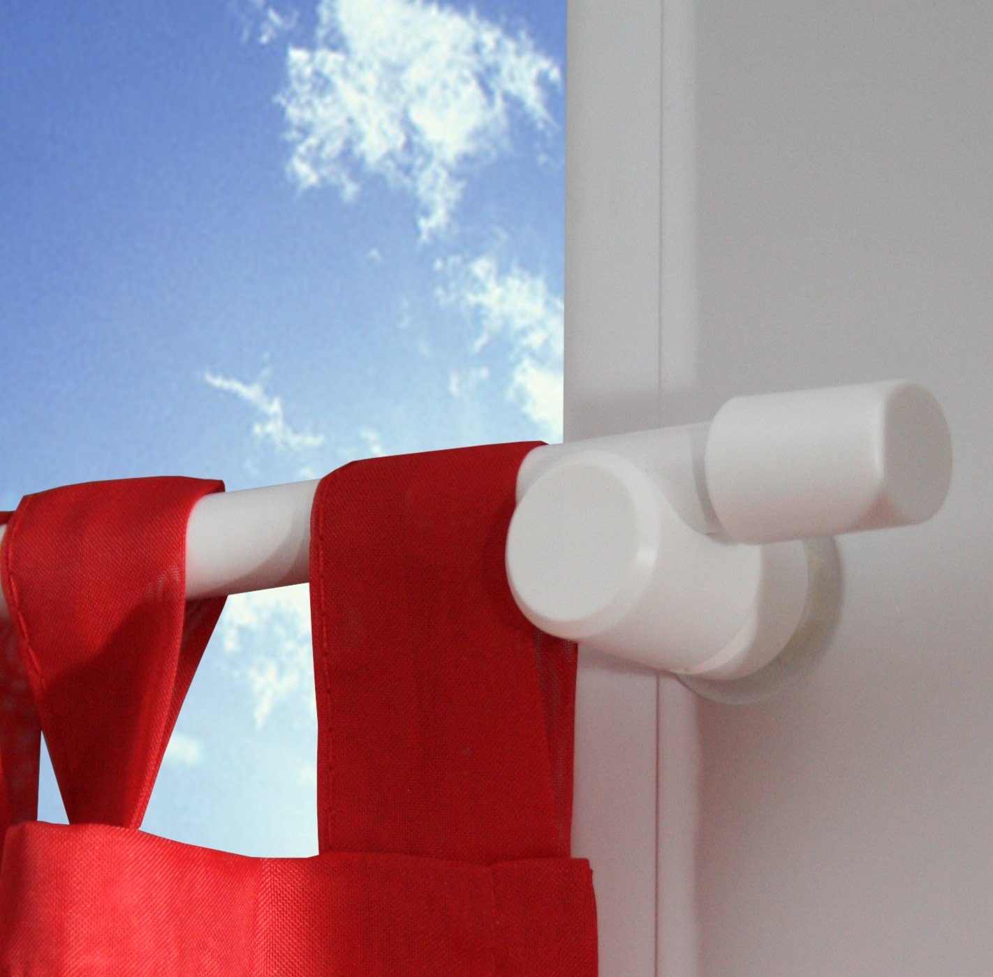 nodeko Gardinenstange Bistrogarnitur Ø 12 mm mit magnetischen Stangenauflag günstig online kaufen