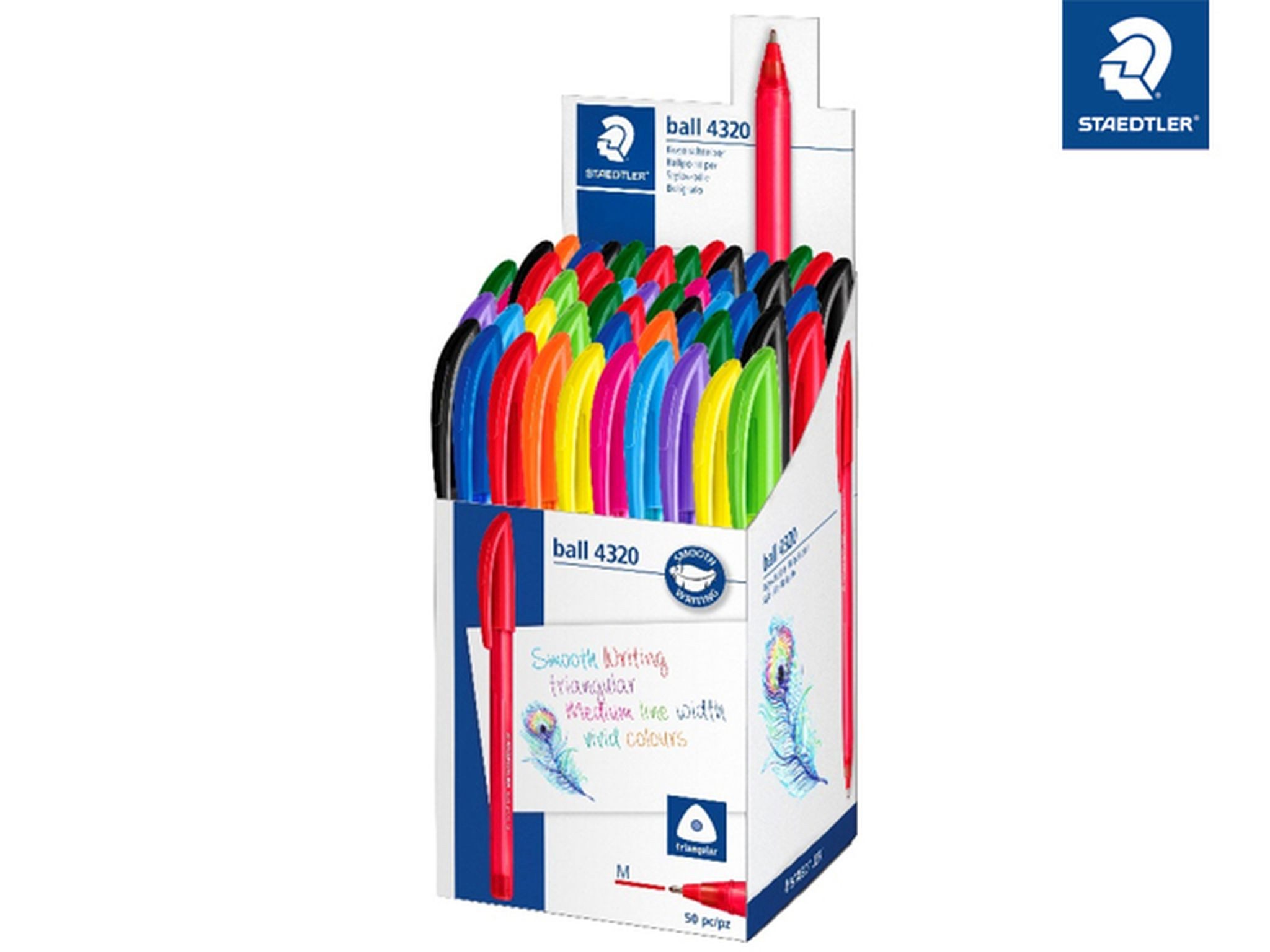 STAEDTLER Kugelschreiber Staedtler Kugelschreiber ball 4320 M 50ST