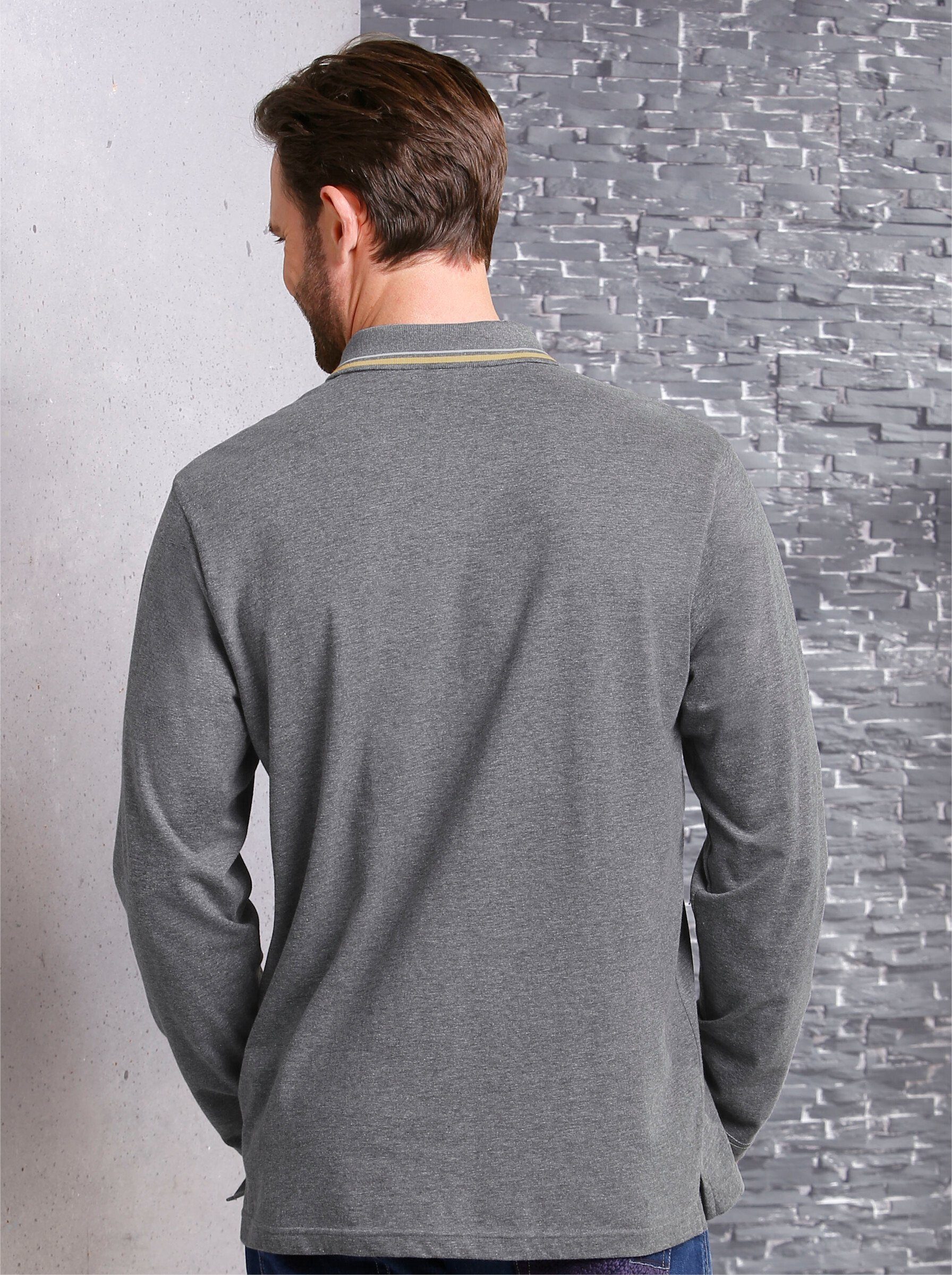 Sieh an! T-Shirt Poloshirt Langarm