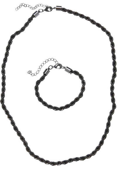 URBAN CLASSICS Schmuckset Urban Classics Damen Charon Intertwine Necklace And Bracelet Set (1-tlg)