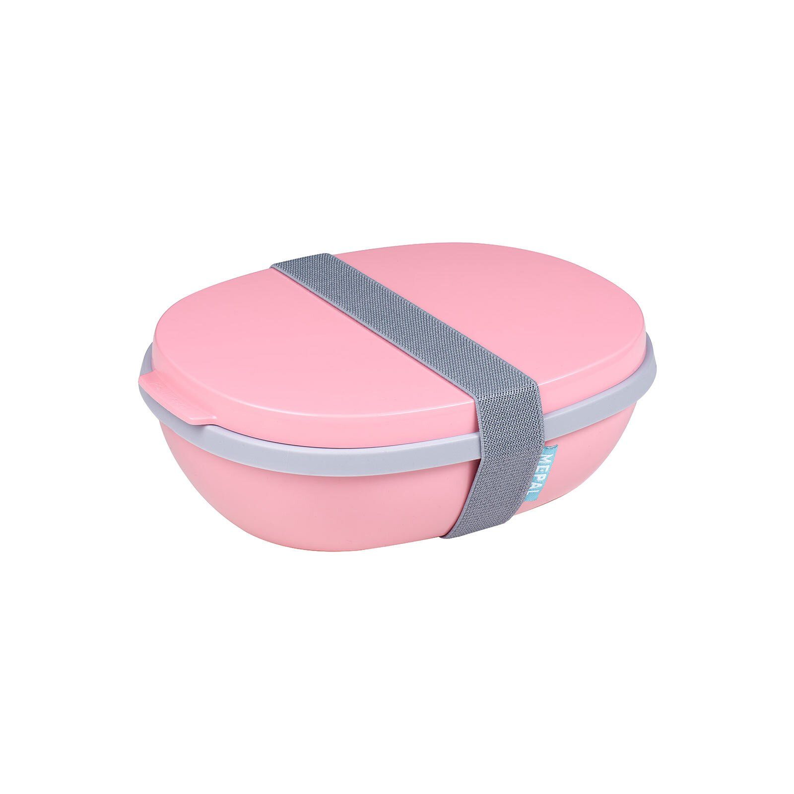 Mepal Lunchbox Ellipse Lunchbox, Kunststoff, (2-tlg), Spülmaschinengeeignet, Mikrowellenfest Nordic Pink