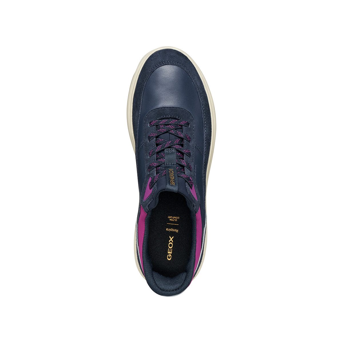 Geox GEOX SPHERICA PLUS, Sneaker, Blau, kombiniert, Damen Sneaker