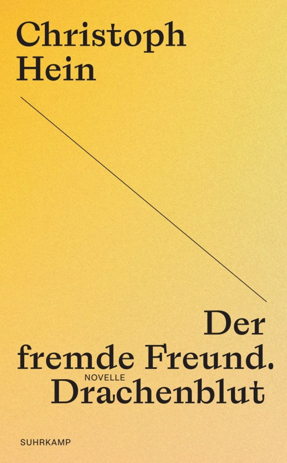 Der fremde Freund. Drachenblut / Christoph Hein, Novelle, Christoph Hein zum 80sten – die Jubiläumsedition seiner großen Romane