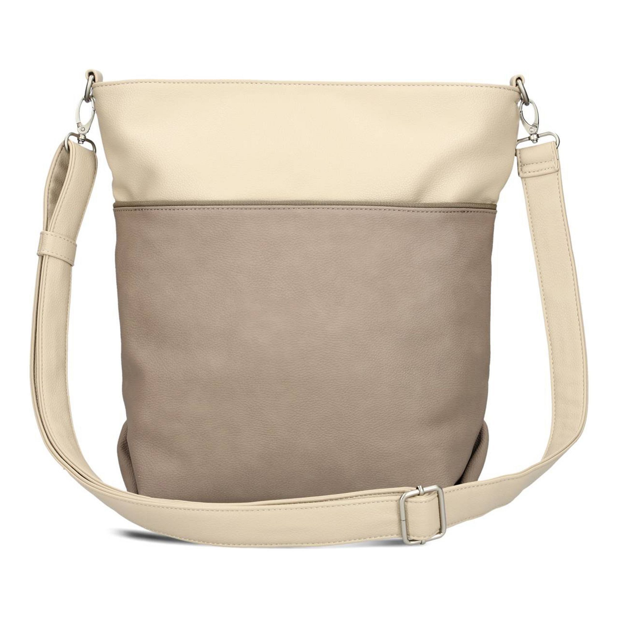 Zwei Schultertasche Jana, Polyurethan