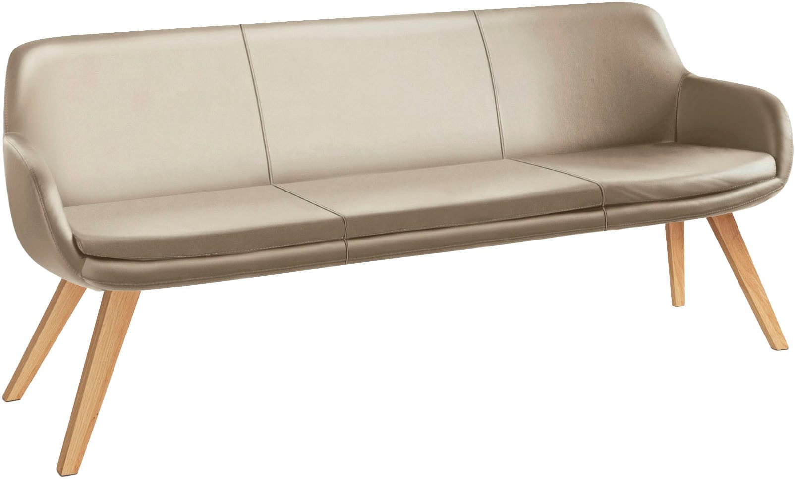 Musterring Essbank Tavia, Stativgestell aus Eiche bianco massiv, Breite 180, 200 oder 220 cm