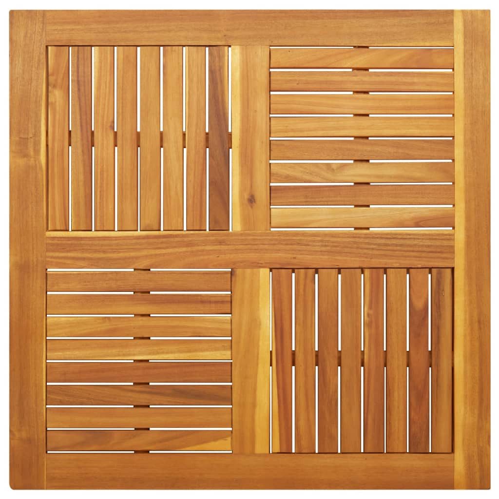 vidaXL Tischplatte Tischplatte 90x90x2,2 cm Quadratisch Massivholz (1 St)