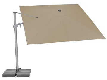 Suncomfort by Glatz Ampelschirm Suncomfort by Glatz Ampelschirm Varioflex 330x270cm eckig 053 off-grey